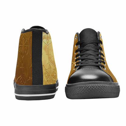 WOMEN'S Cross Faith Iconography High Top Canvas Aesthetic Custom Sneakers