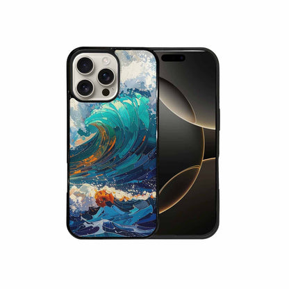 iPhone 16 Pro Max Case — Wave Crest Splash Wave Crest Splash, Personalized Phone Case