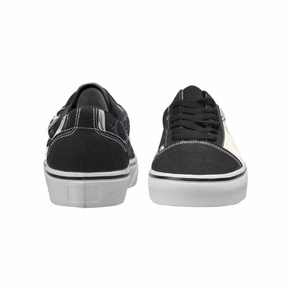 WOMEN'S Skulls - Classic Canvas Lace-Up Aesthetic Sneakers