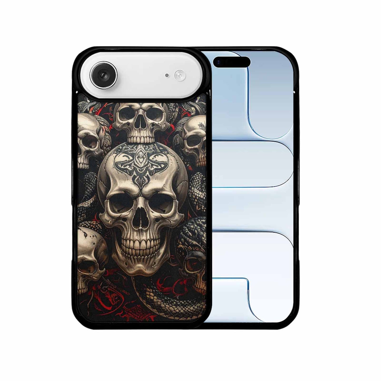 iPhone 17 Air Case — Skull Dark Art Gothic Print Gothic, Custom Printed Phone Case