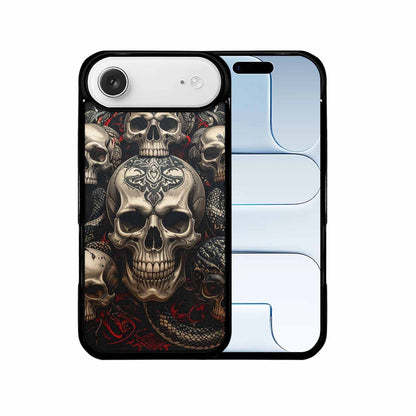 iPhone 17 Air Case — Skull Dark Art Gothic Print Gothic, Custom Printed Phone Case