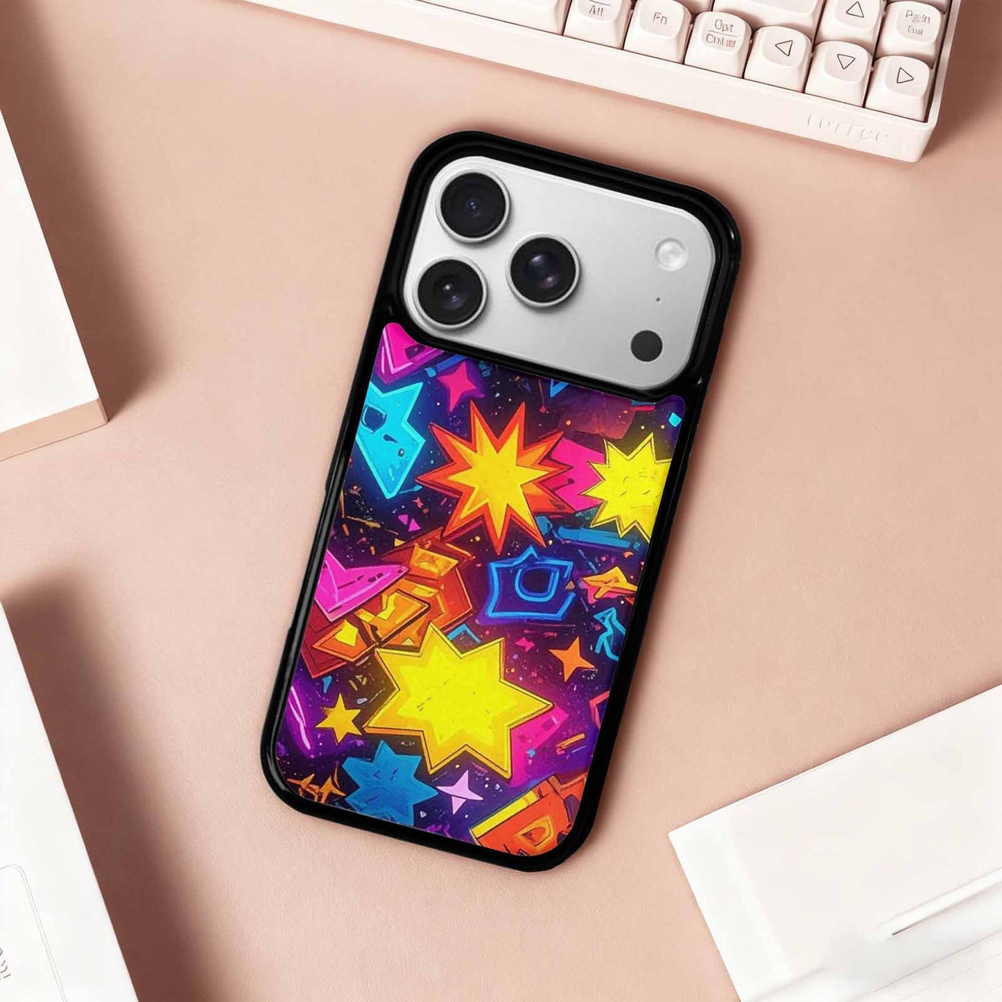 iPhone 17 Pro Case — Retro Motif Retro Motifs Retro Vintage, Custom Designed Case Cover
