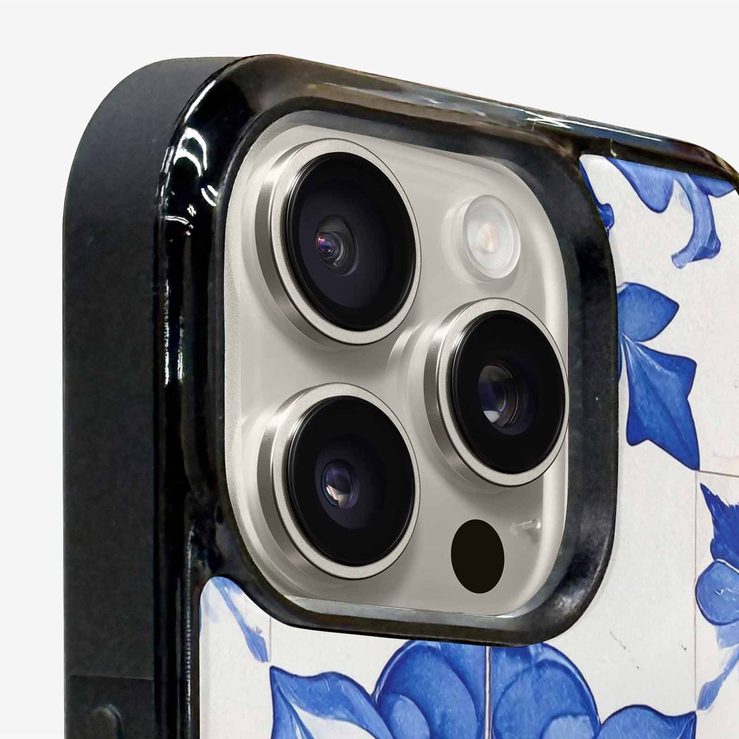 iPhone 15 Pro Max Case — Mexican Talavera Tile Pattern Floral Geometric, Custom Designed Case Cover