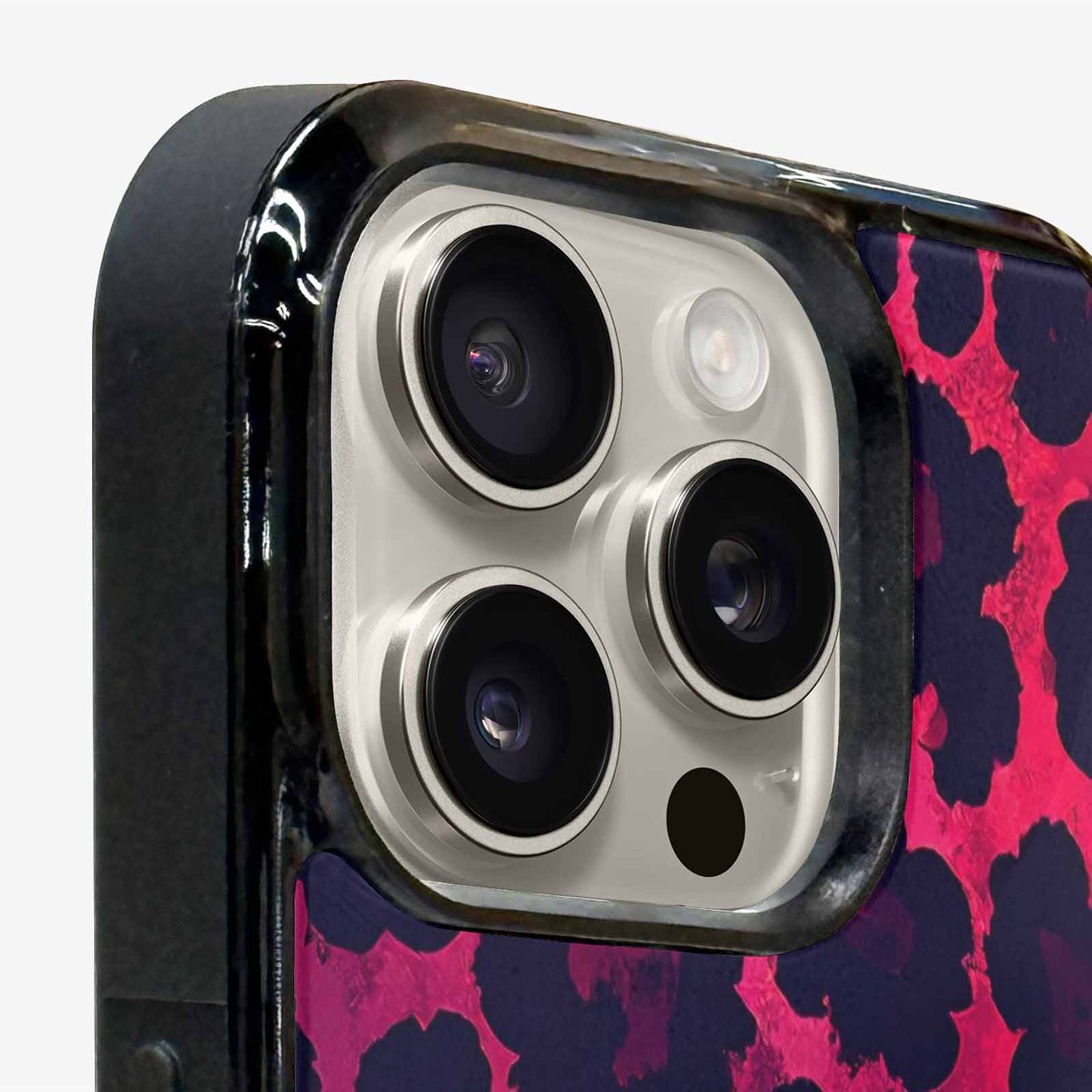 iPhone 15 Pro Max Case — Leopard Print Dark, Customized Protective Case