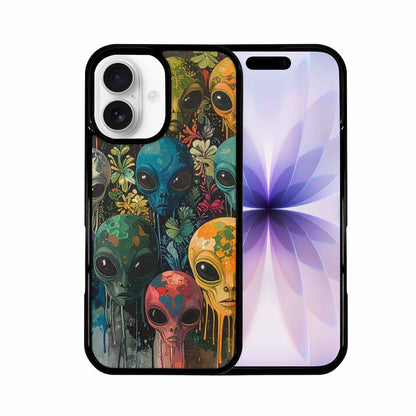 iPhone 17 Case — Aliens Pattern Hundreds Of Alien Scifi, Custom Made Phone Cover