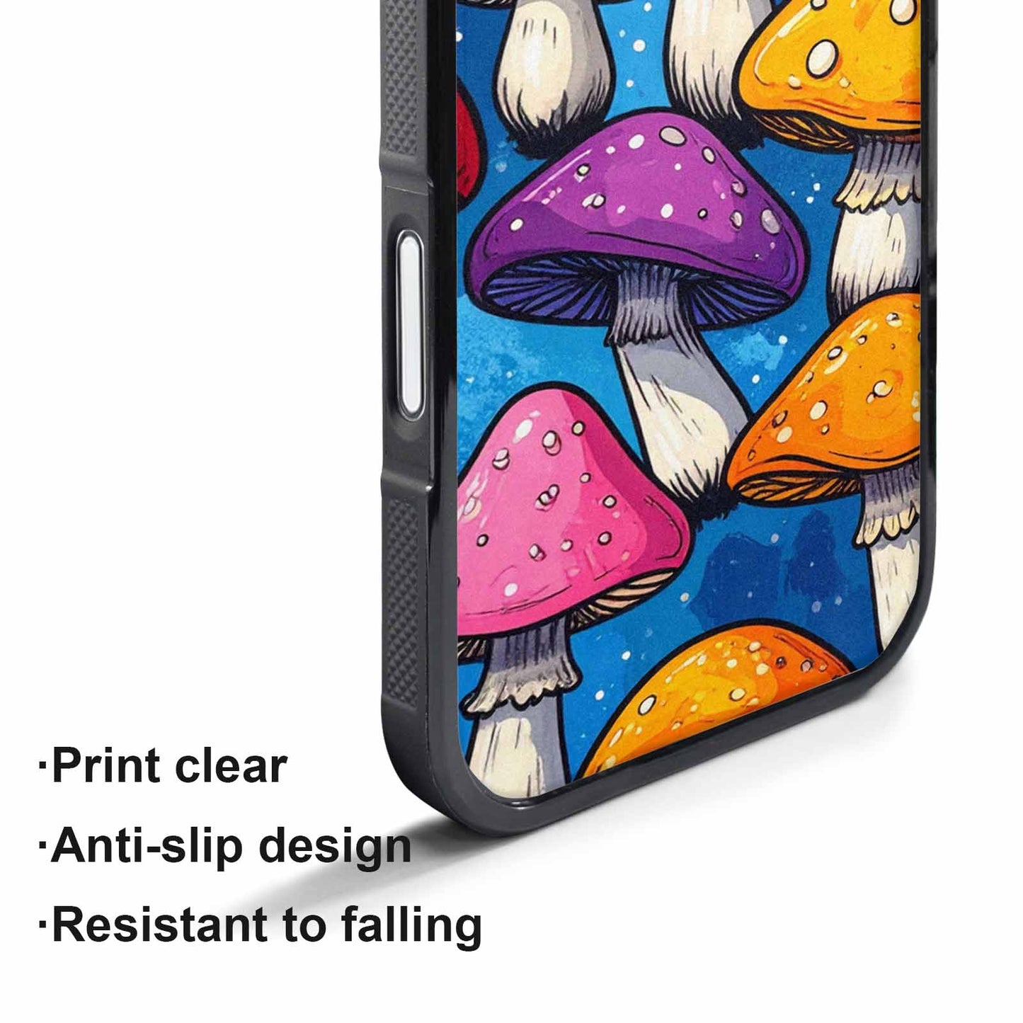 iPhone 17 Air Case — Vivid Winter Mushroom Seamless Cartoon Cute, Custom Art Phone Cover