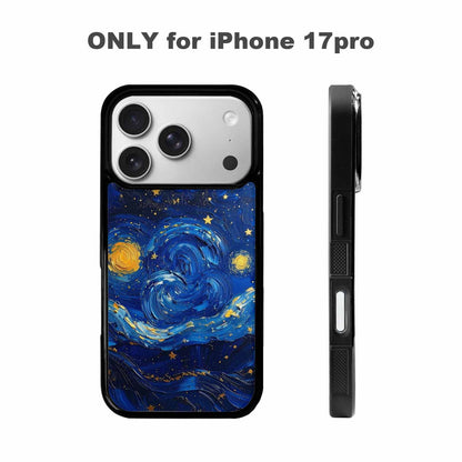 iPhone 17 Pro Case — Starry Night Galaxy Space, Custom Printed Phone Case