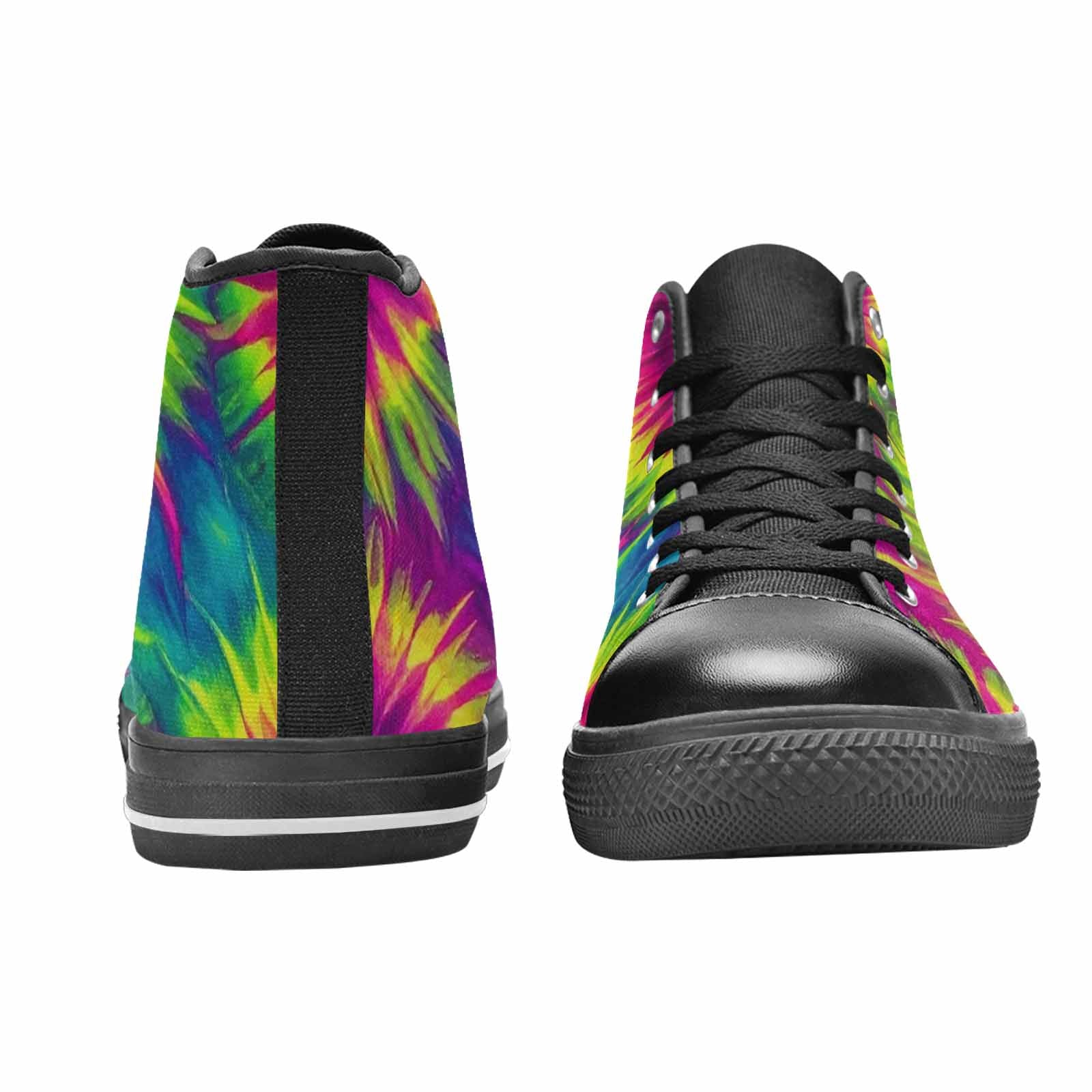 MEN'S Tie Dye - High Top Canvas Y2K Custom Sneakers