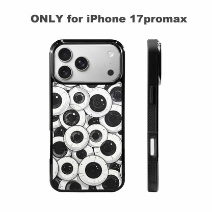 iPhone 17 Pro Max Case — Googly Cartoon Eyeballs Cartoon Cute, Custom Designed Case Cover