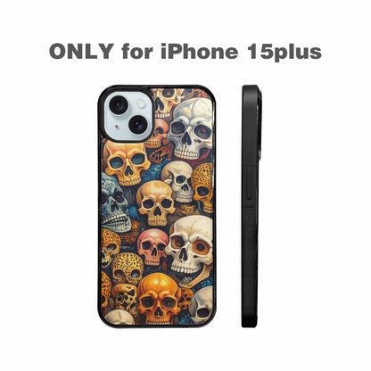 iPhone 15 Plus Case — Skulls Animal Printskulls Patt 0h1, Custom Print Case Cover