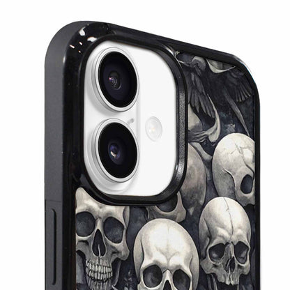 iPhone 17 Case — Skull Dark Art Gothic Print Gothic, Customized Protective Case