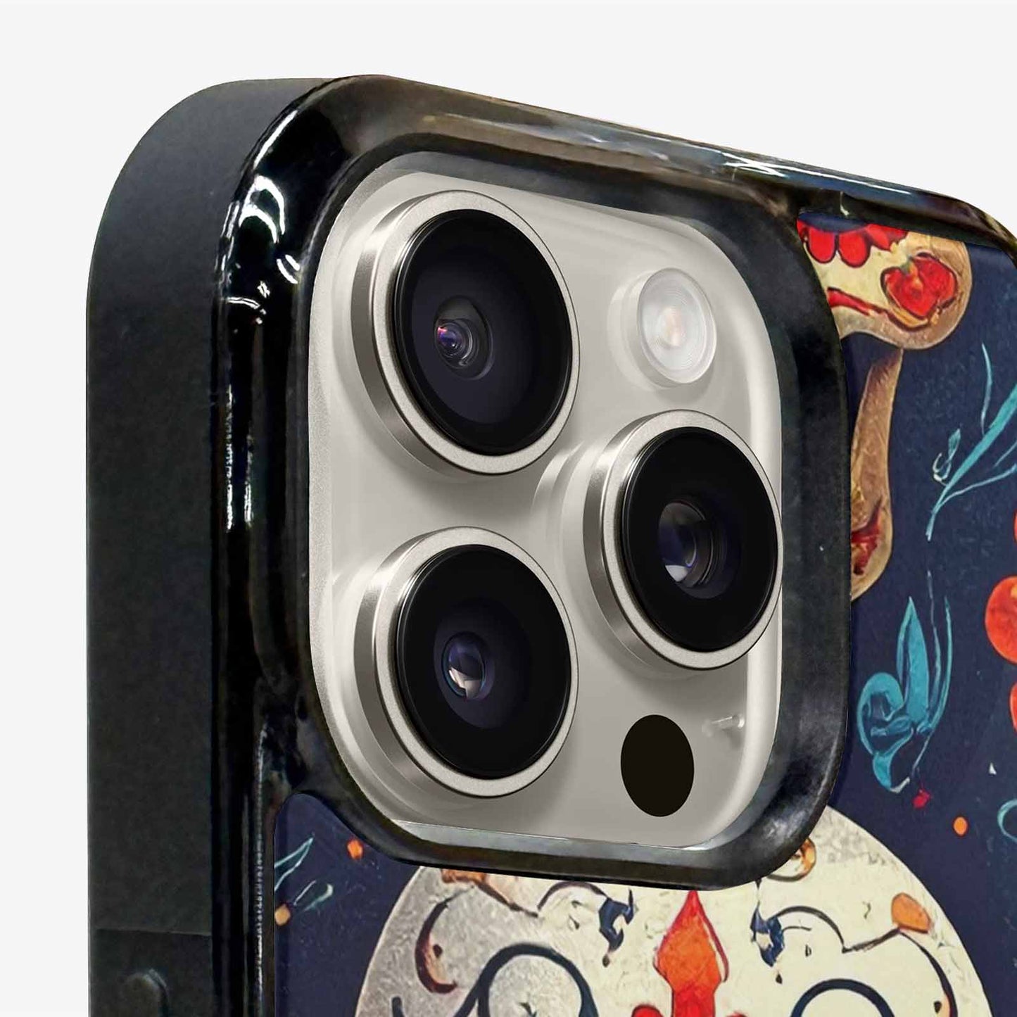 iPhone 16 Pro Case — Day Dead Sugar Skull Art 100s, Custom Designed Case Cover