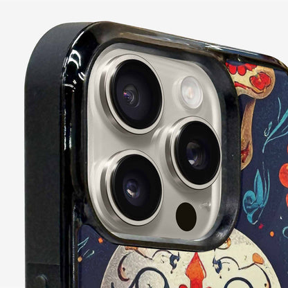 iPhone 16 Pro Case — Day Dead Sugar Skull Art 100s, Custom Designed Case Cover