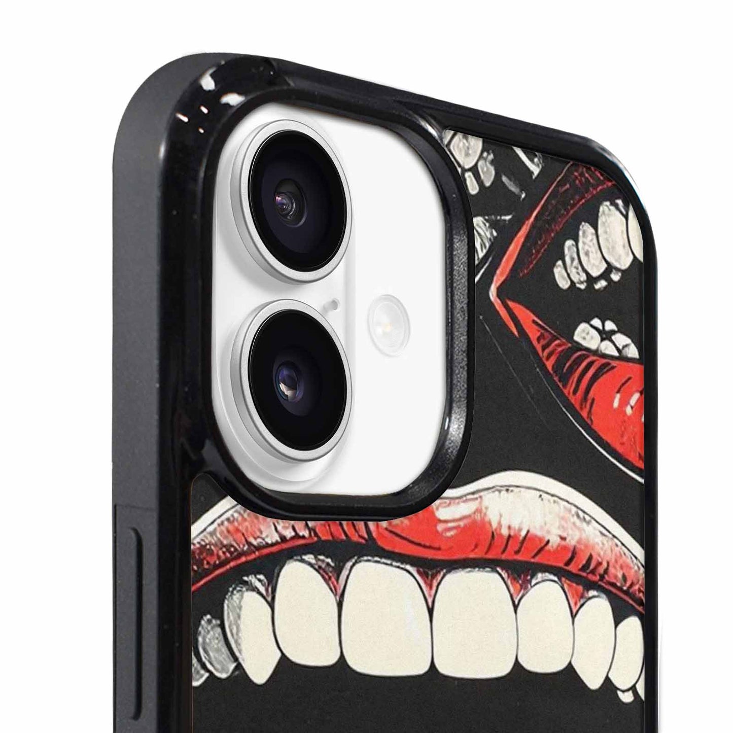 iPhone 17 Case — Googly Cartoon Mouths Cartoon Cute, Custom Printed Phone Case