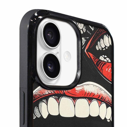 iPhone 17 Case — Googly Cartoon Mouths Cartoon Cute, Custom Printed Phone Case