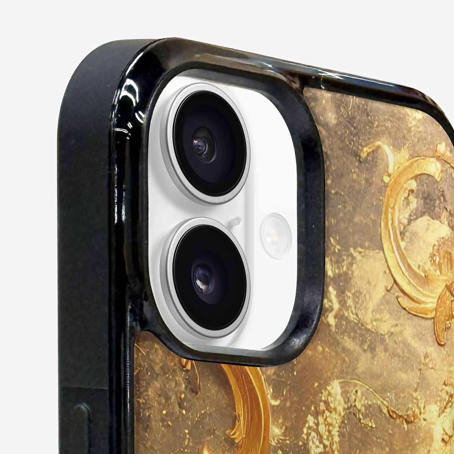 iPhone 16 Plus Case — Klimt Gold Leaf Artwork Pattern, Custom Printed Phone Case