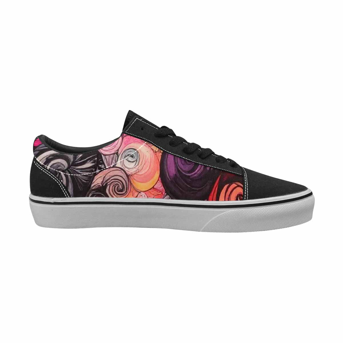 WOMEN'S Tie Lace-Up Canvas Grunge Custom Shoes