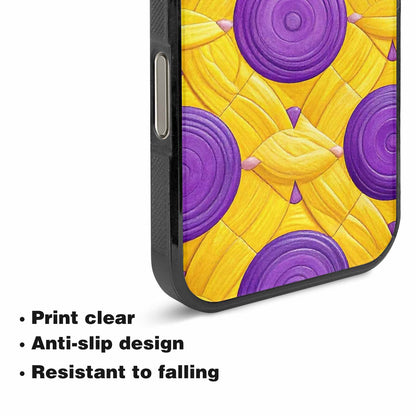 iPhone 16 Pro Max Case — Intersex Flag Color Theme Small Rainbow, Personalized Phone Case