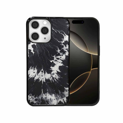 iPhone 15 Pro Max Case — Black White Animal Print, Custom Printed Phone Case