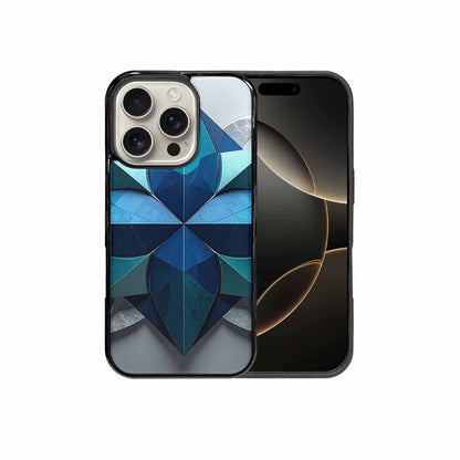 iPhone 16 Pro Case — Geometric Origami Art Pattern, Original Design Phone Case
