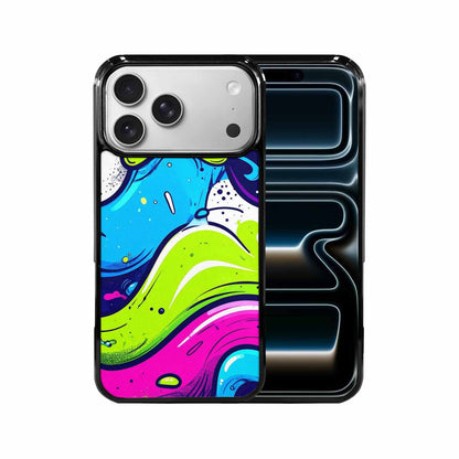 iPhone 17 Pro Max Case — Acid Wash Cartoon Tie Dye, Original Design Phone Case