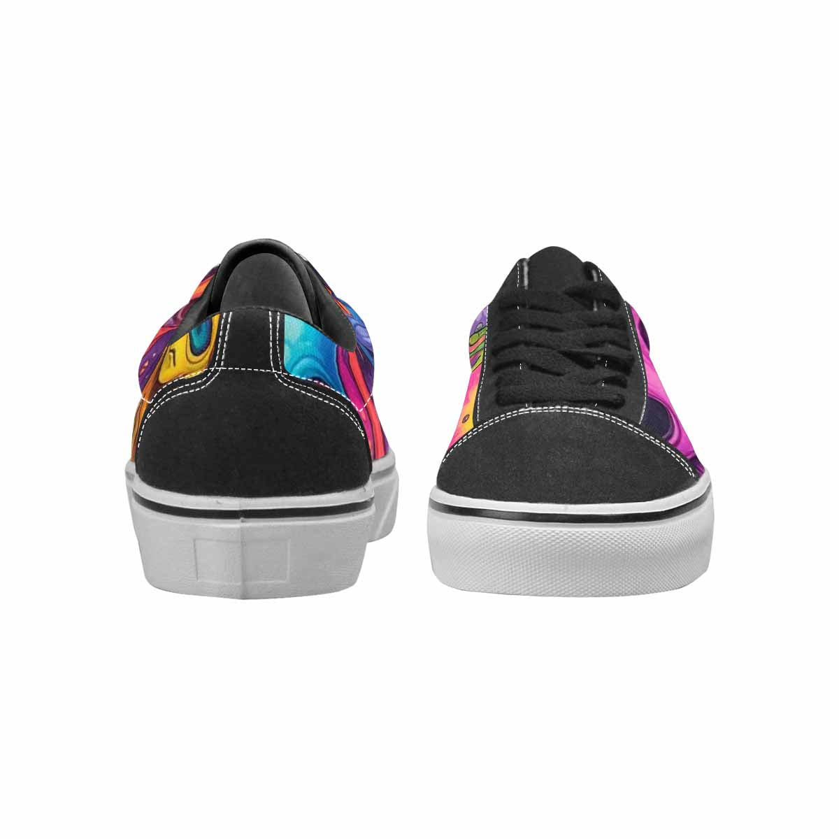 WOMEN'S Melting Aliens Lace-Up Canvas Dreamlike Custom Shoes