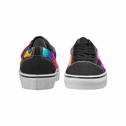 WOMEN'S Melting Aliens Lace-Up Canvas Dreamlike Custom Shoes
