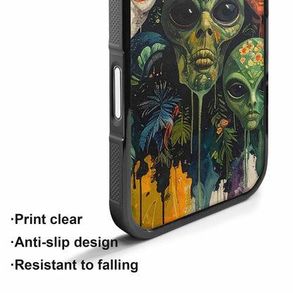 iPhone 17 Case — Aliens Pattern Hundreds Of Alien Scifi, Original Design Phone Case