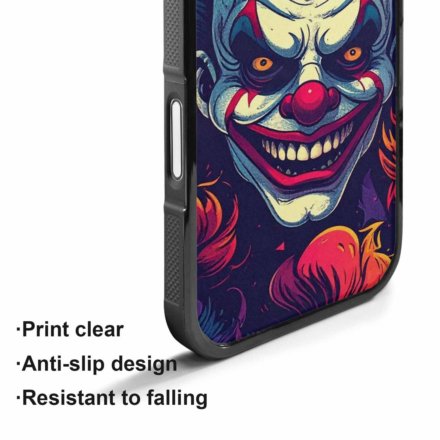iPhone 17 Case — Evil Clowns Heads Faces Cartoon Cute, Custom Art Phone Cover