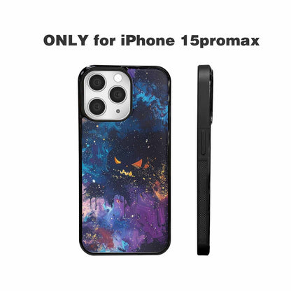 iPhone 15 Pro Max Case — Eamless Repeating Pattern Of Overlapping Pumpkin, Custom Designed Case Cover