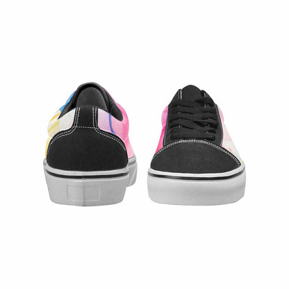 WOMEN'S Dripping Tie Dye Spiral Canvas Lace-Up Y2K Custom Shoes