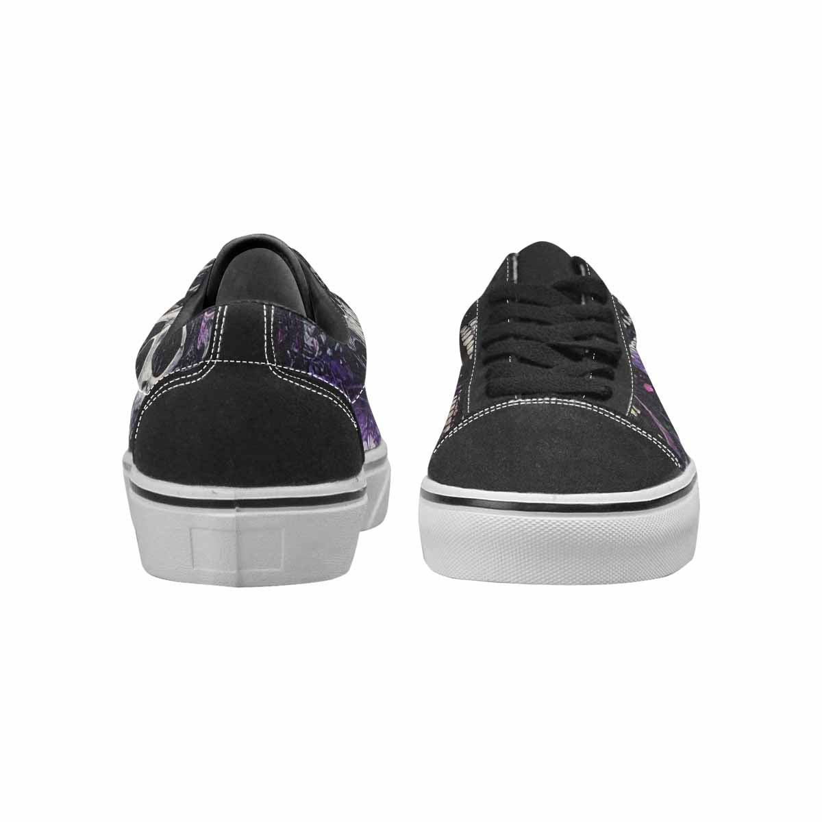 WOMEN'S Rainbow From Skull S Lace-Up Canvas Dreamcore Shoes