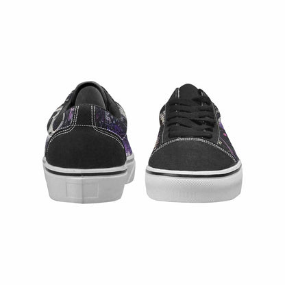 WOMEN'S Rainbow From Skull S Lace-Up Canvas Dreamcore Shoes