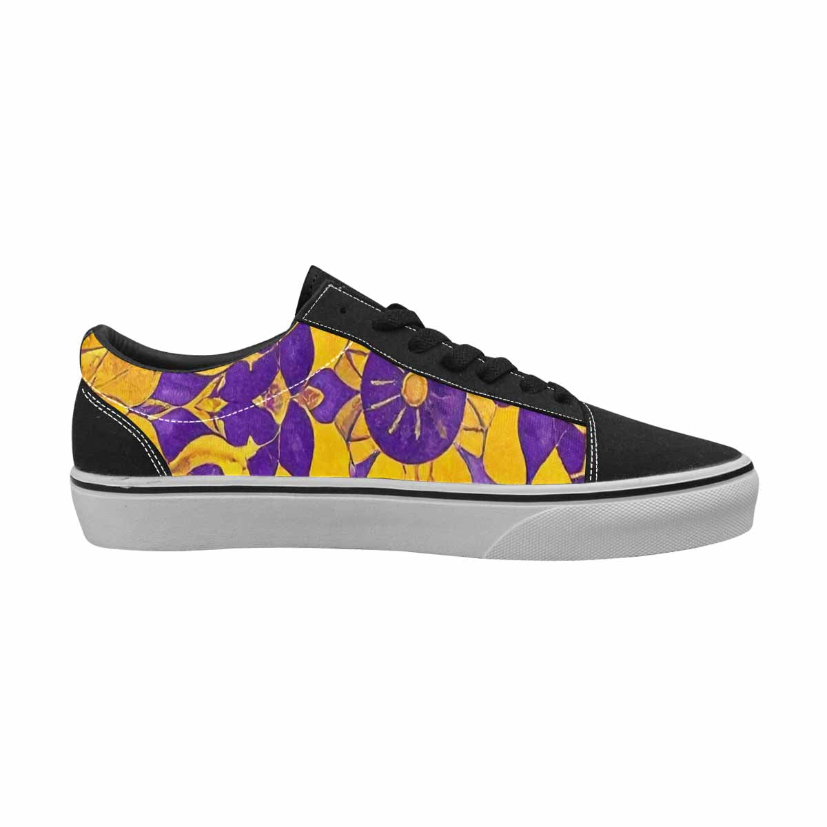 MEN'S Intersex Flag Color Canvas Lace-Up Grunge Sneakers