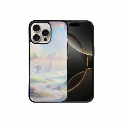 iPhone 16 Pro Max Case — Surrealist Dreamscape Illustration Pattern, Customized Protective Case
