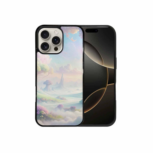 iPhone 16 Pro Max Case — Surrealist Dreamscape Illustration Pattern, Customized Protective Case