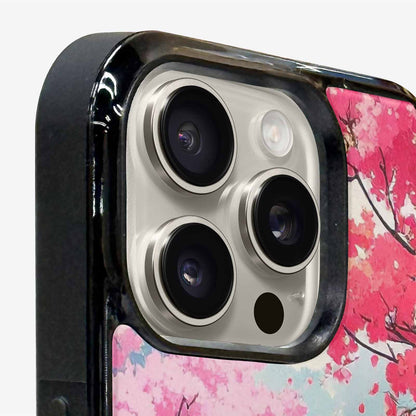 iPhone 15 Pro Max Case — Cherry Blossom Branch Cherry Blo, Customized Protective Case