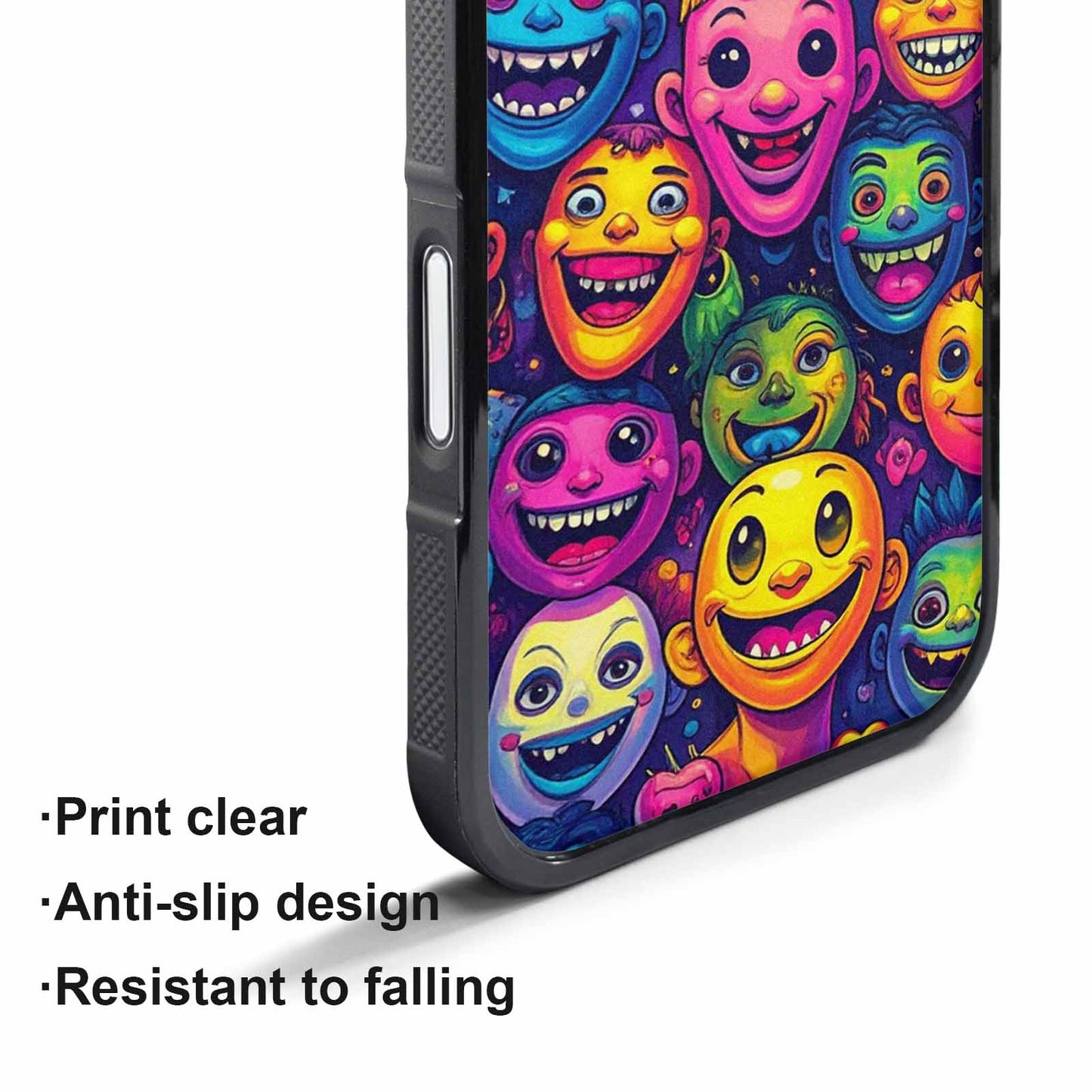 iPhone 17 Pro Max Case — Small Funny Looking Cartoon Cute, Custom Art Phone Cover
