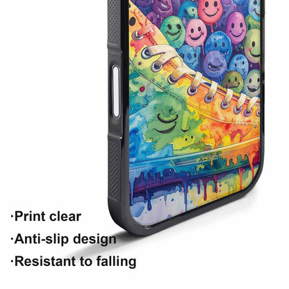 iPhone 17 Pro Case — Smiley Facessmiley Faces Tie D Original, Personalized Phone Case