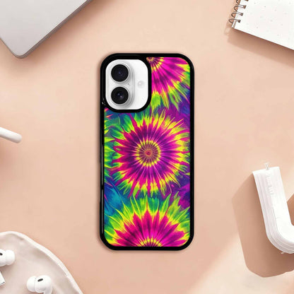 iPhone 17 Case — Tie Dye Neon Acid Tie Dye, Original Design Phone Case