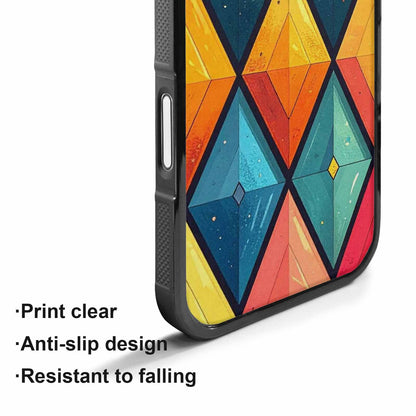 iPhone 17 Case — Vintage Summer Diamond Retro Vintage, Custom Printed Phone Case