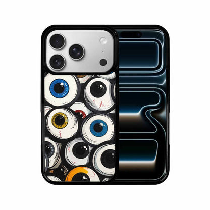 iPhone 17 Pro Case — Seamless Repeating Pattern Of Overlapping Cartoon, Personalized Phone Case