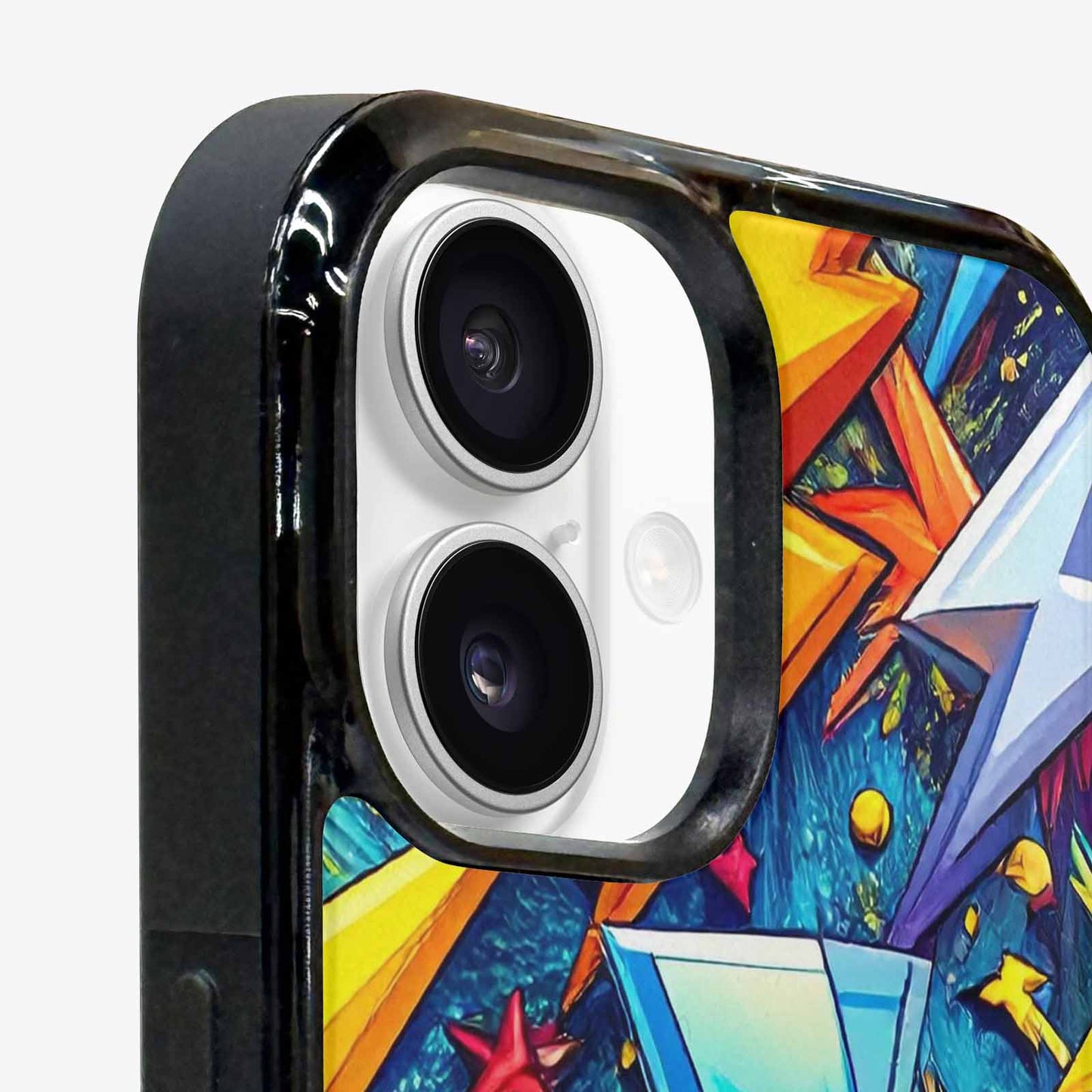 iPhone 16 Plus Case — Lightning Bolt Storm Pattern Hundreds Of, Custom Art Phone Cover