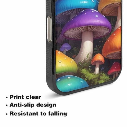 iPhone 16 Pro Max Case — Overlapping Endlessly No Empty Space Mushrooms, Original Design Phone Case