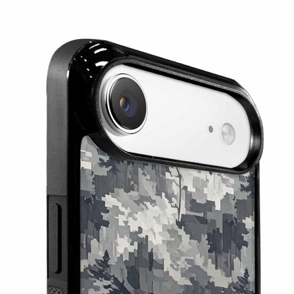 iPhone 17 Air Case — Small Military Camouflage Blotch Pattern Camo, Customized Protective Case