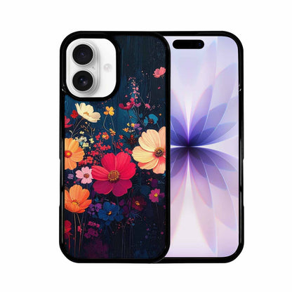 iPhone 17 Case — Shadowy Glitch Floral Pattern Floral, Custom Made Phone Cover