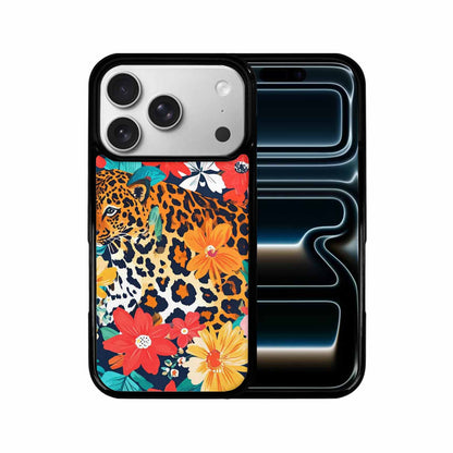 iPhone 17 Pro Case — Leopard Print Floral Seamless Pattern Animal, Custom Phone Case
