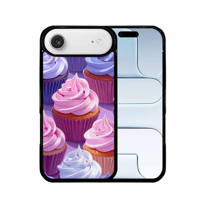 iPhone 17 Air Case — Chrome Retro Cupcake Retro Vintage, Custom Art Phone Cover