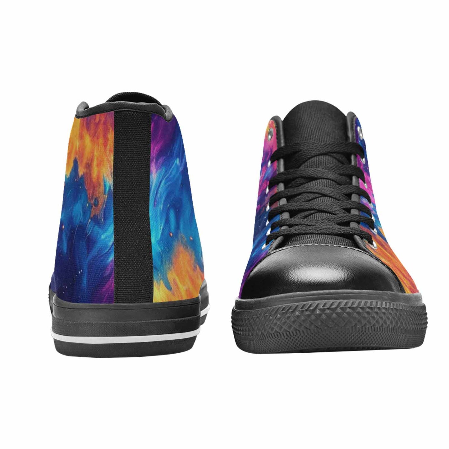 WOMEN'S Tie Dye Galaxy High Top Canvas Y2K Sneakers