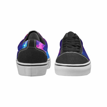 WOMEN'S Tie Dye Galaxy Canvas Lace-Up Wallpaper Art Sneakers
